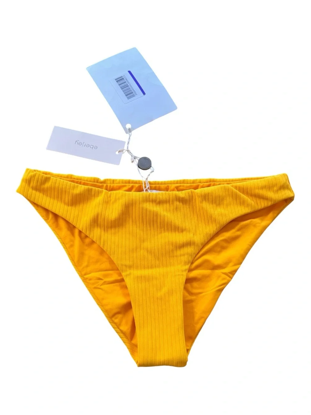 Eberjey Alta Mare Annina Ribbed Bikini Bottom in Goldy NWT